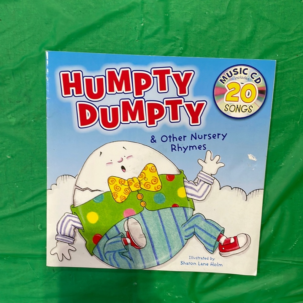 HUMPTY DUMPTY & Other Nursery Rhymes Book & CD Gently Used